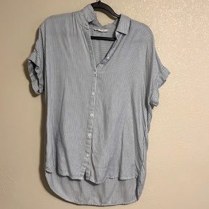 Soft short sleeve blouse